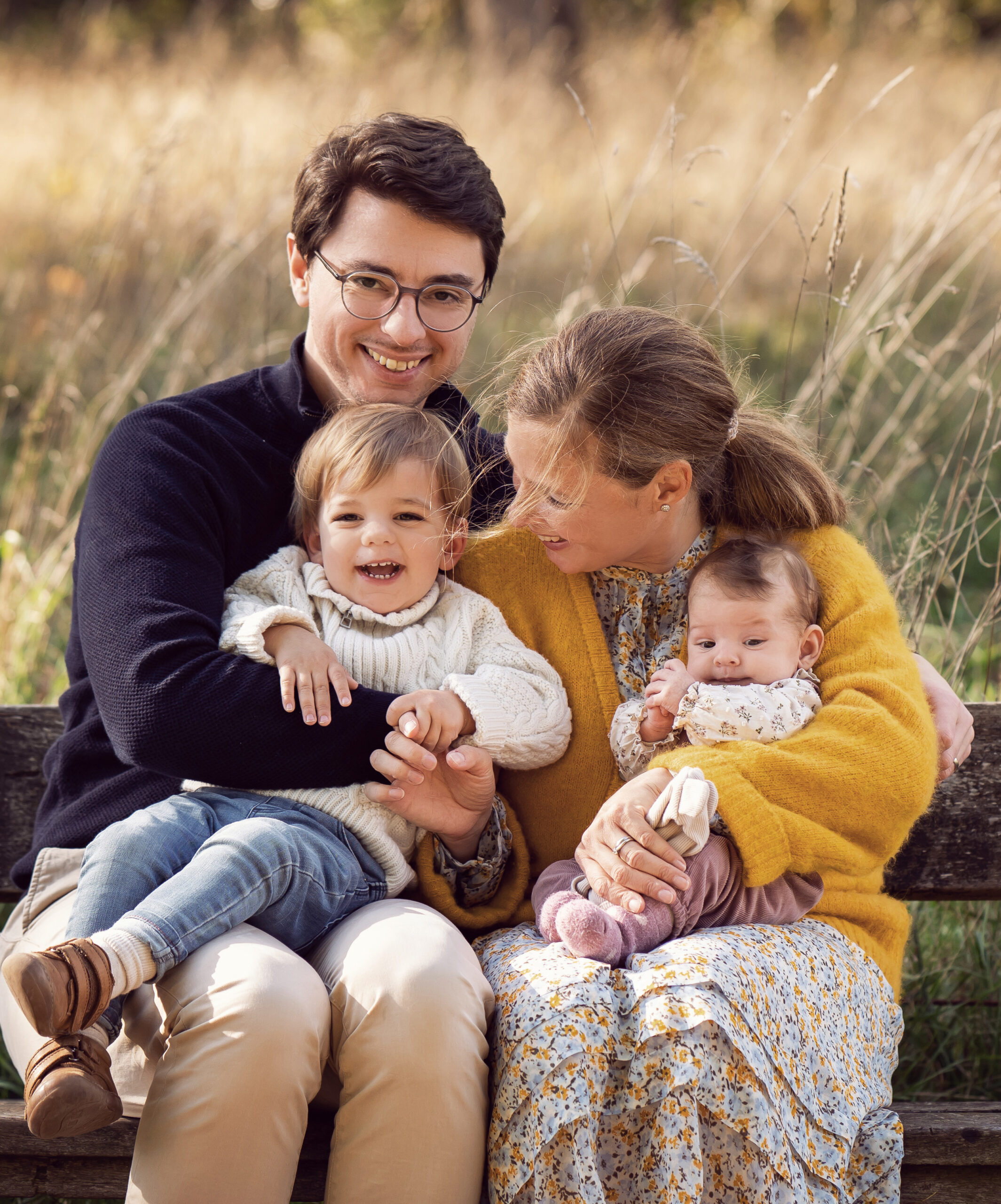 Familien Bilder im Herbstlaub - Hamburg Bergedorf - Familienfotografin
